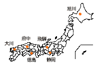 家具産地MAP